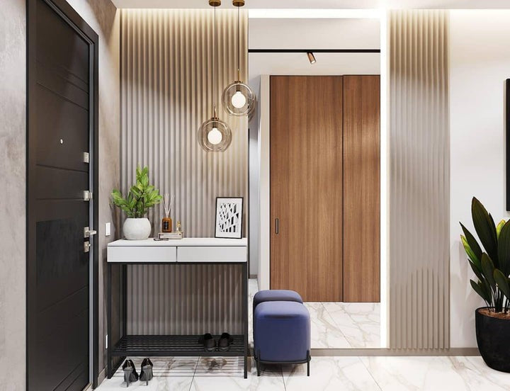 Adjustable Glass Pendant Light in Copper – LED & Edison Compatible