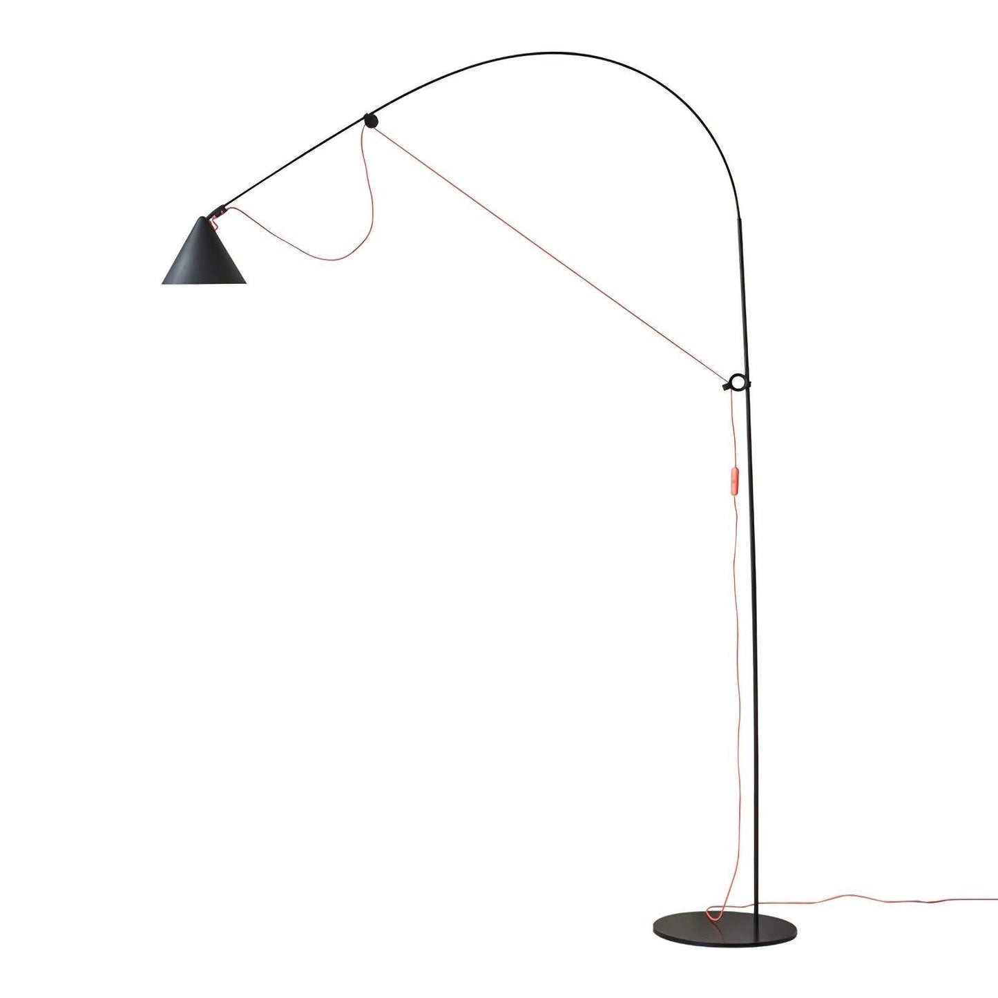Adjustable LED Floor Lamp with Flexible Stem