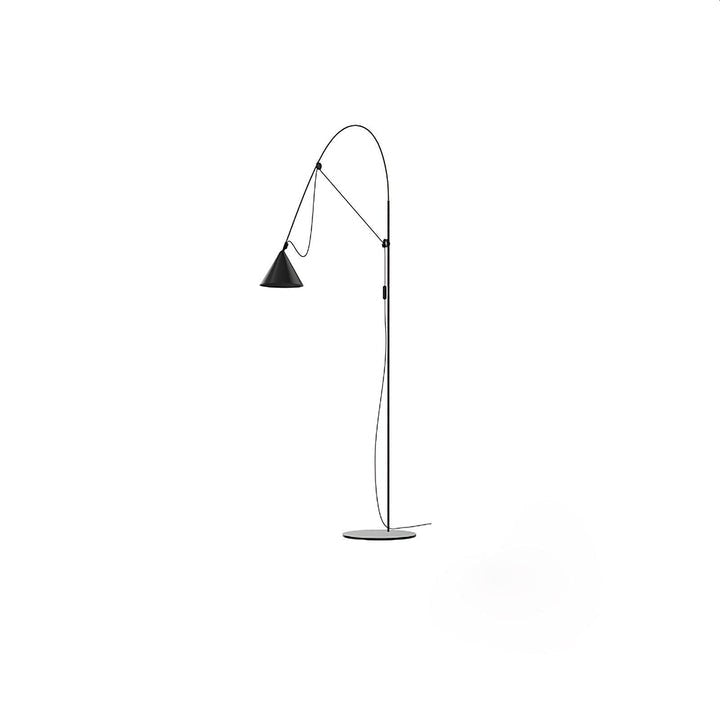 Adjustable LED Floor Lamp with Flexible Stem