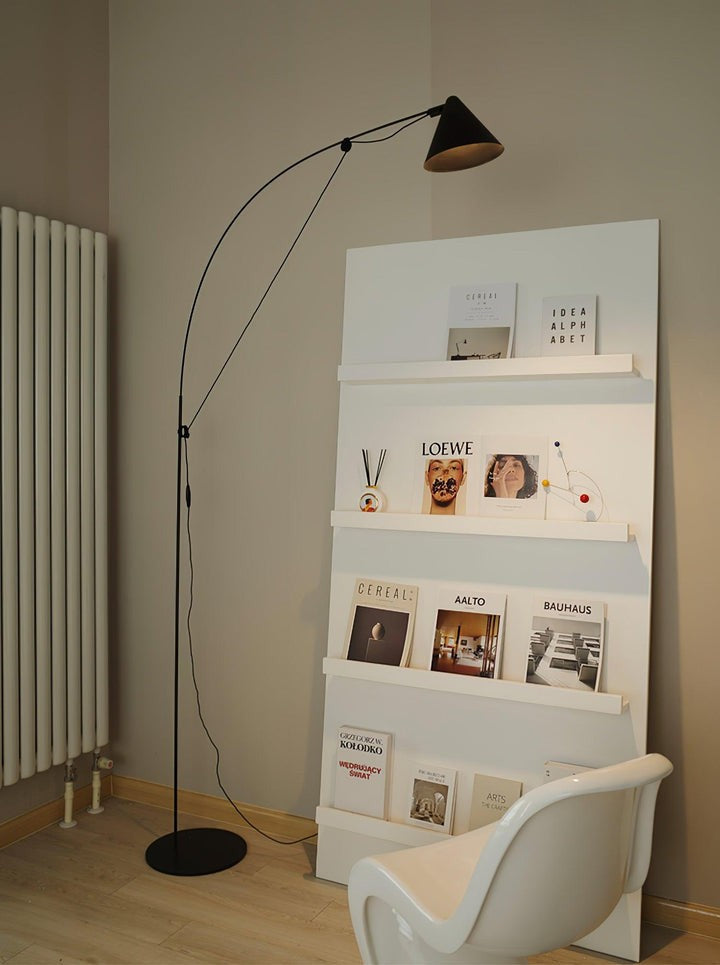 Adjustable LED Floor Lamp with Flexible Stem