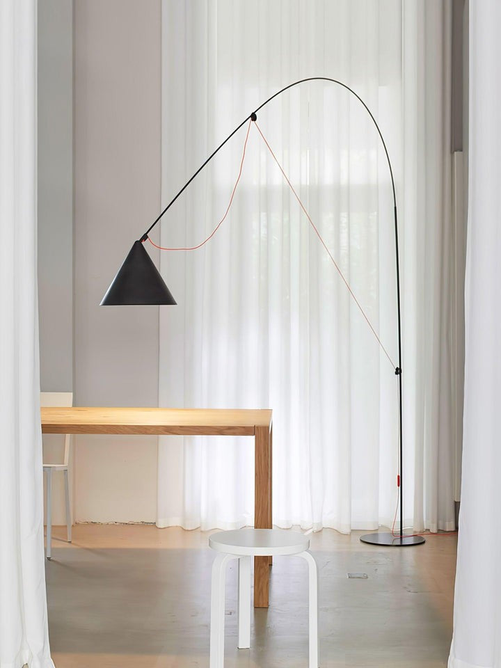 Adjustable LED Floor Lamp with Flexible Stem