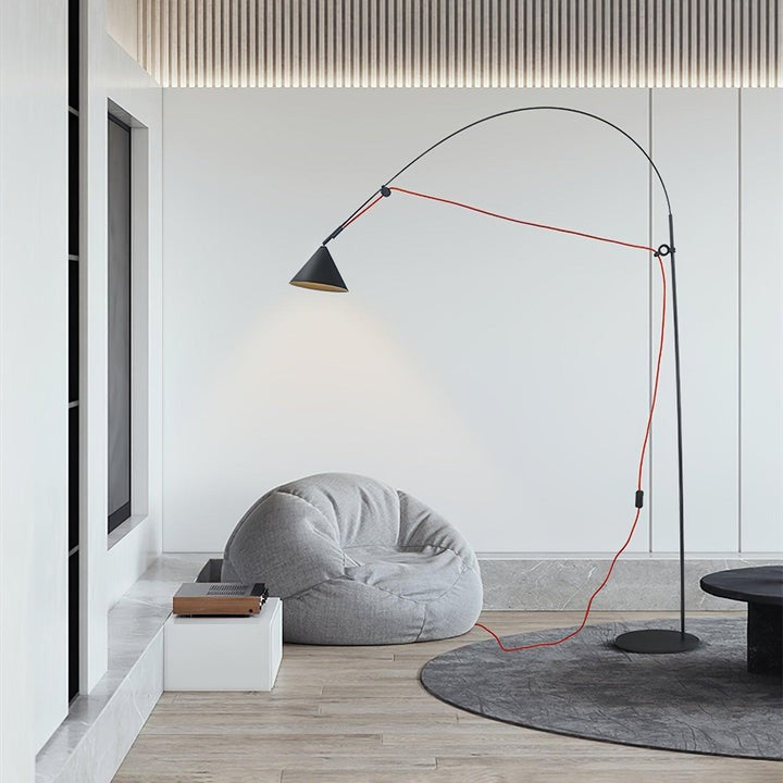 Adjustable LED Floor Lamp with Flexible Stem