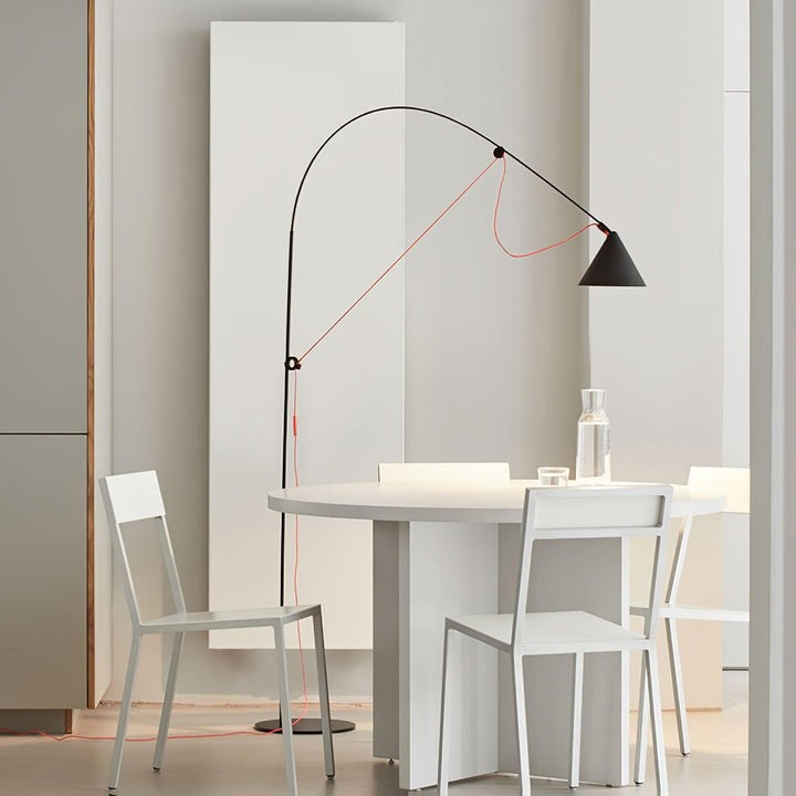 Adjustable LED Floor Lamp with Flexible Stem
