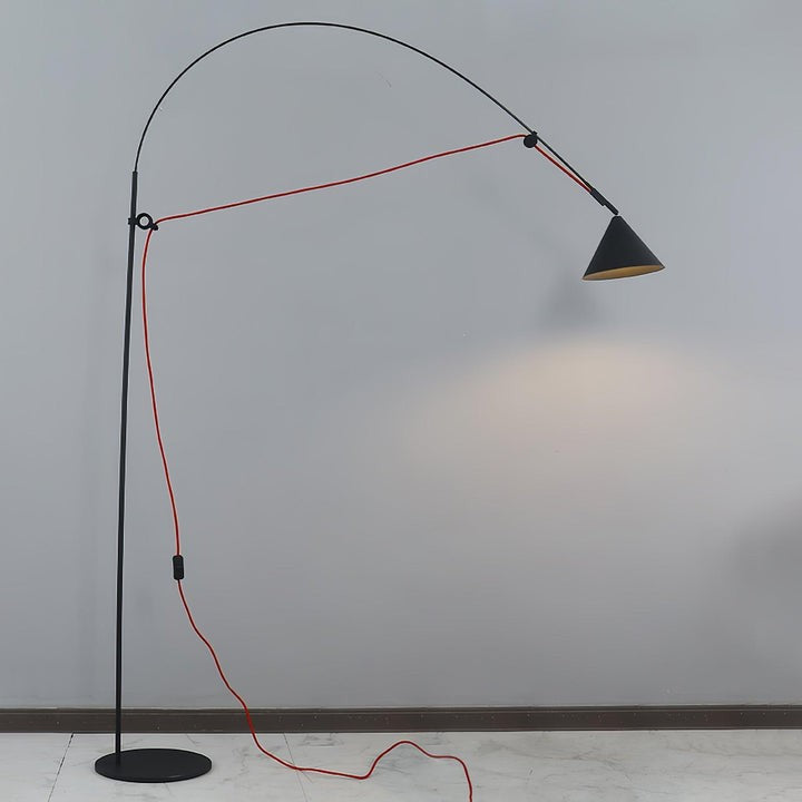 Adjustable LED Floor Lamp with Flexible Stem