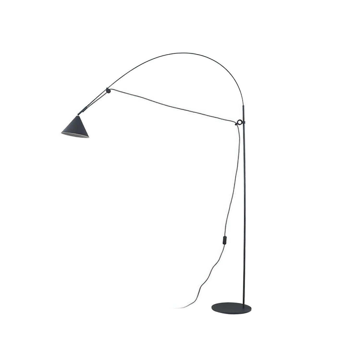 Adjustable LED Floor Lamp with Flexible Stem