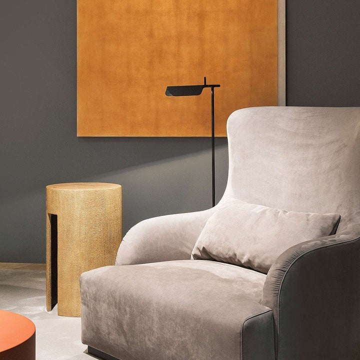 Adjustable Pivot LED Floor Lamp with Disc Base