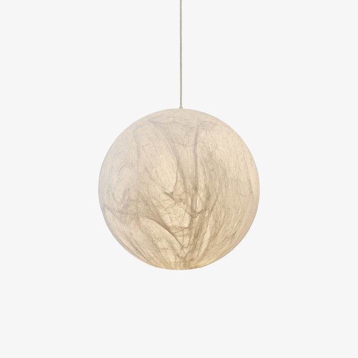 Celestial Silk Moon Pendant Light