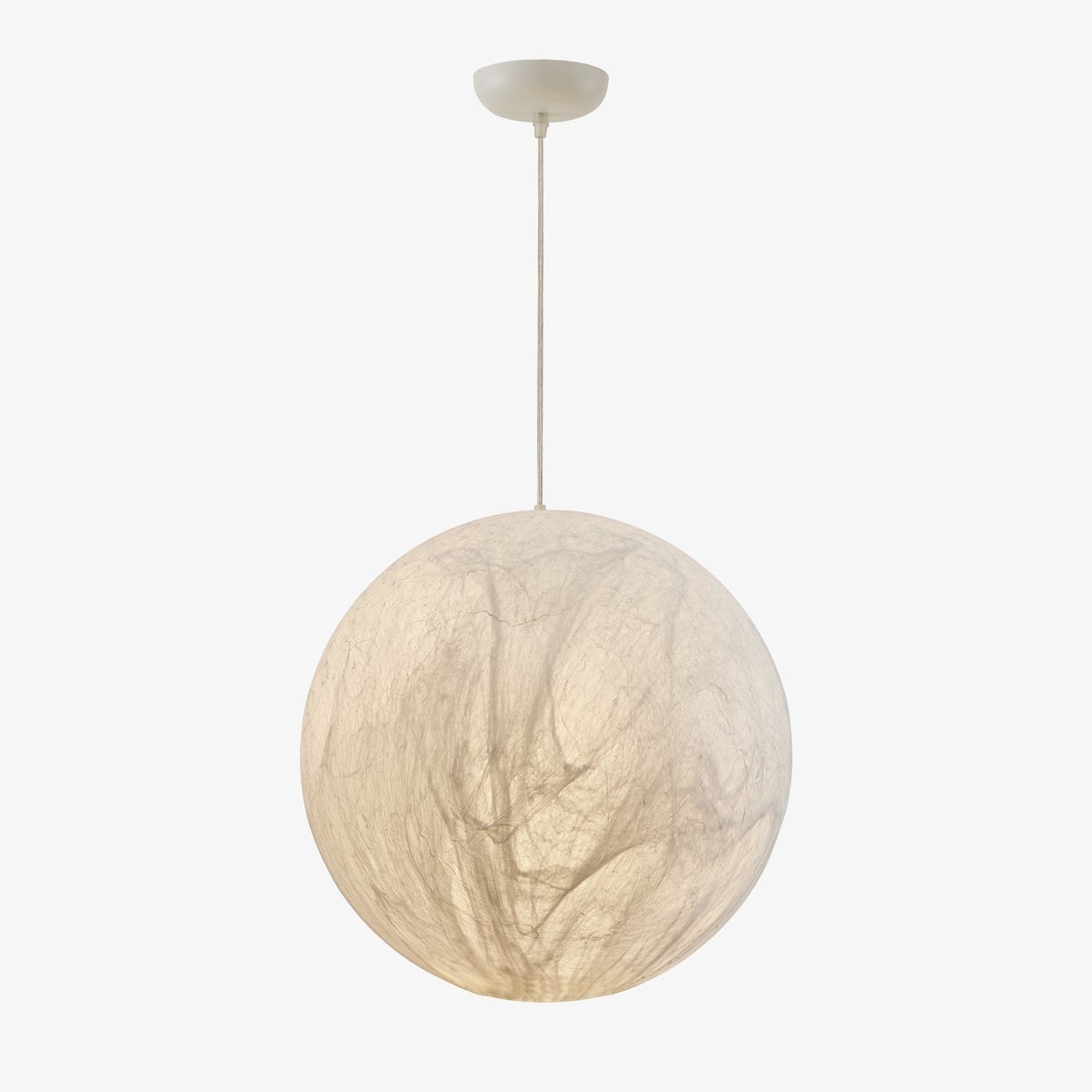 Celestial Silk Moon Pendant Light
