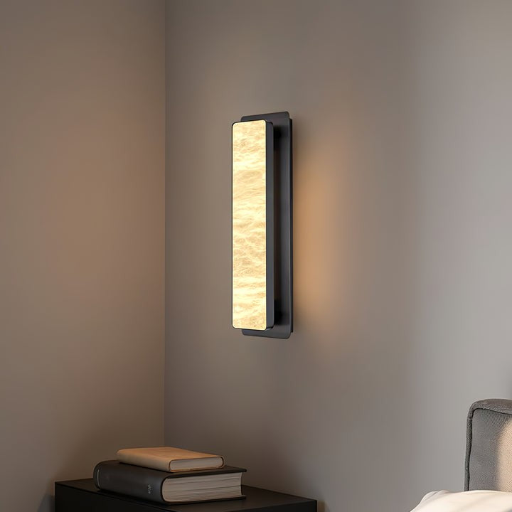 Dual-Ended Alabaster LED Wall Sconce