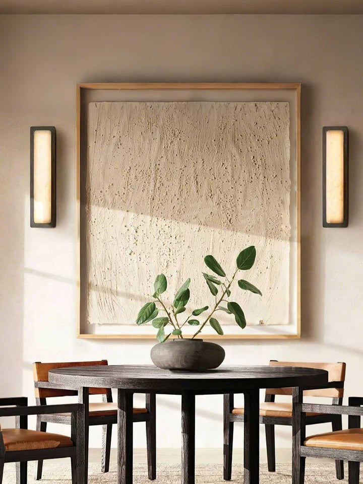 Dual-Ended Alabaster LED Wall Sconce