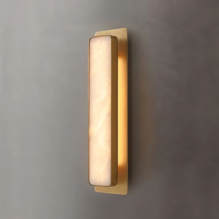 Dual-Ended Alabaster LED Wall Sconce