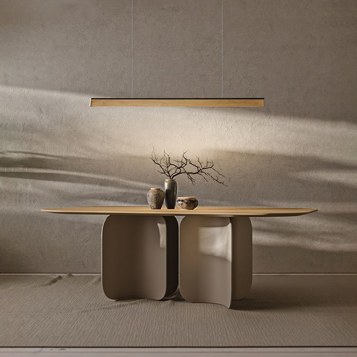 Eleanor Beam LED Wood Accent Pendant Light