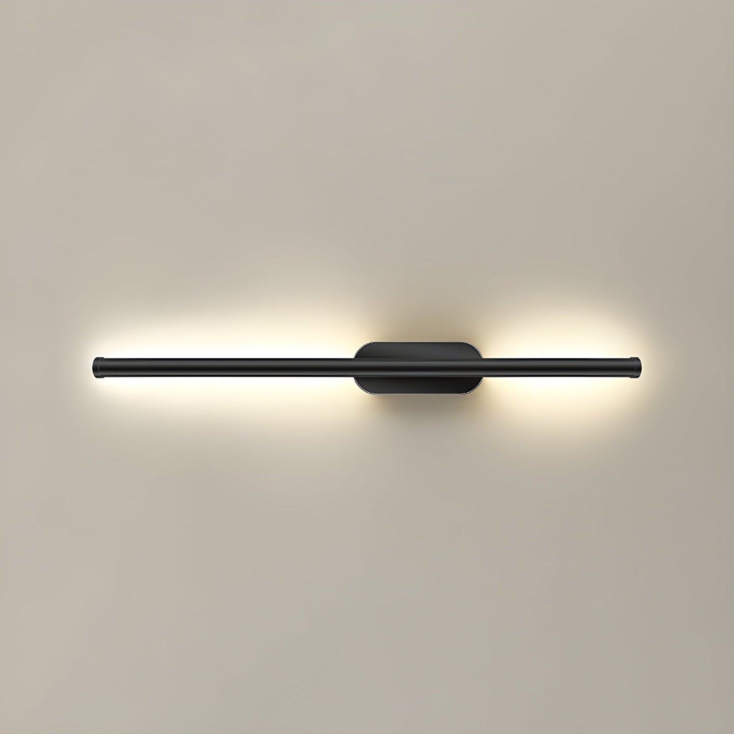 Gold-Finish Linear LED Wall Light