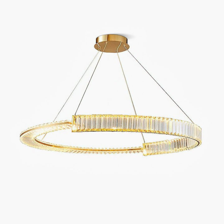 LED Crystal Chandelier with Stainless Steel Frame