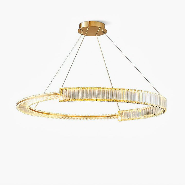 LED Crystal Chandelier with Stainless Steel Frame