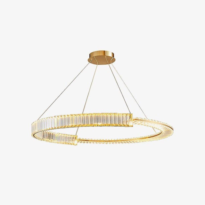 LED Crystal Chandelier with Stainless Steel Frame