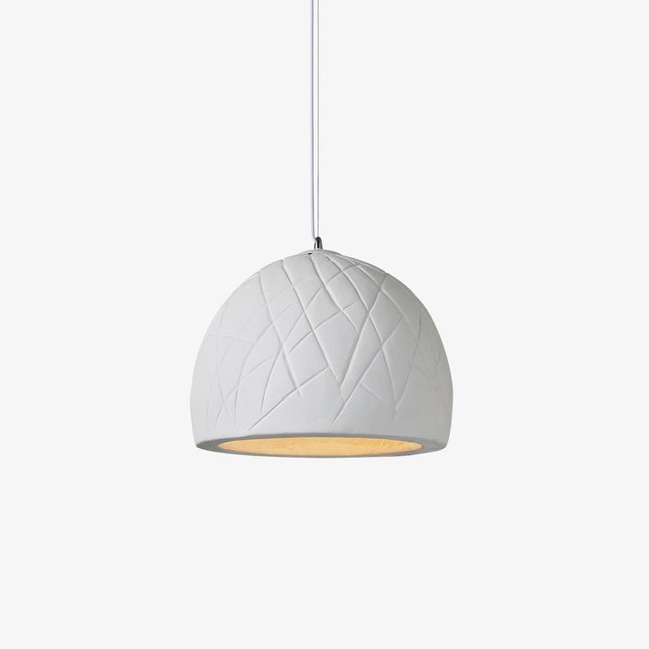 Organic White Clay Pendant Ceiling Light