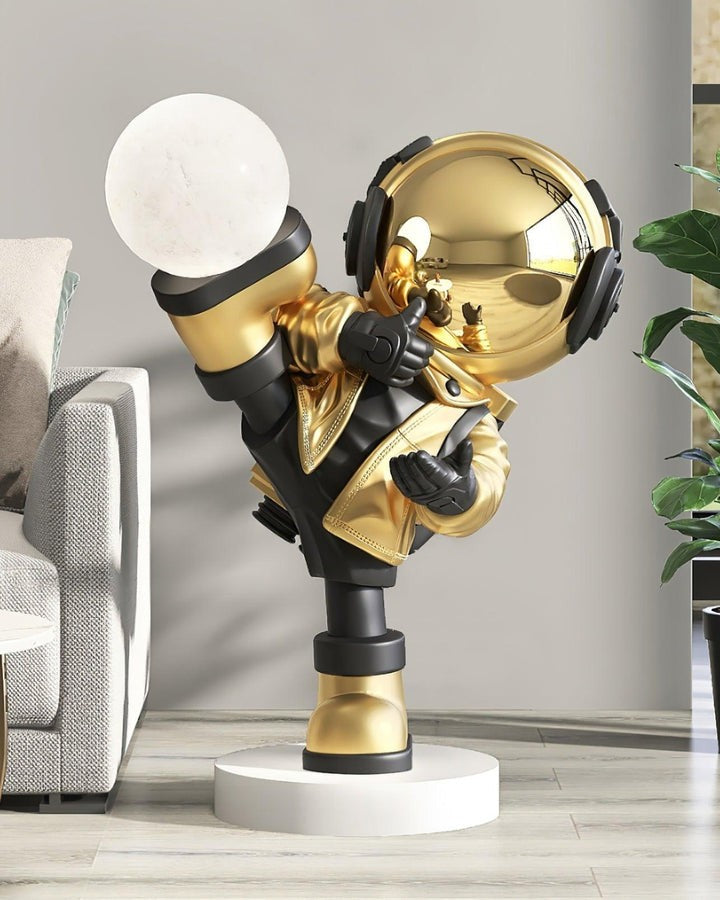 Rechargeable Astronaut Sculpture Floor Lamp