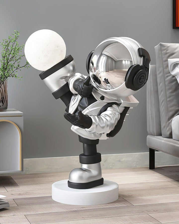 Rechargeable Astronaut Sculpture Floor Lamp