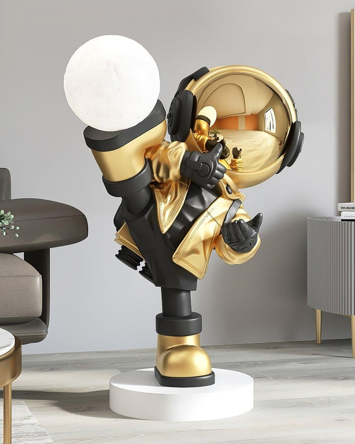 Rechargeable Astronaut Sculpture Floor Lamp