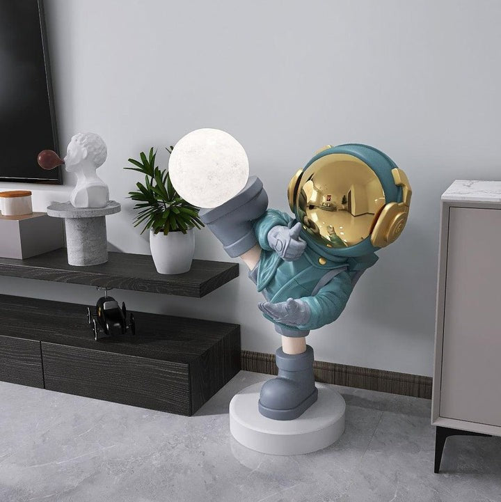 Rechargeable Astronaut Sculpture Floor Lamp