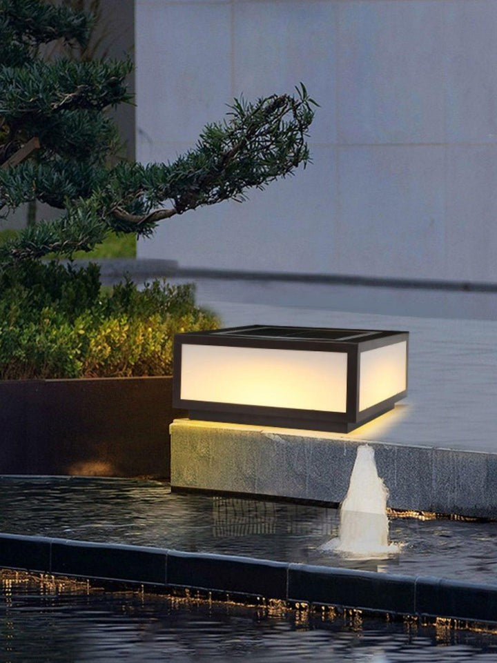 Stainless Steel Solar Outdoor Post Lamp