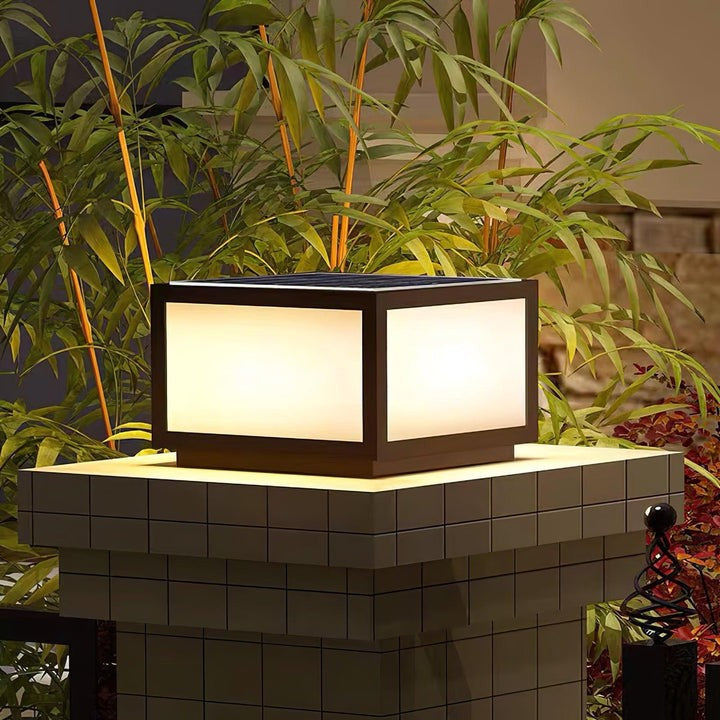 Stainless Steel Solar Outdoor Post Lamp