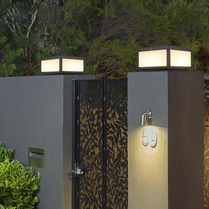 Stainless Steel Solar Outdoor Post Lamp