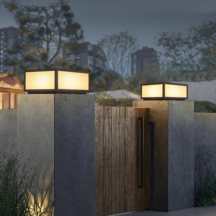 Stainless Steel Solar Outdoor Post Lamp
