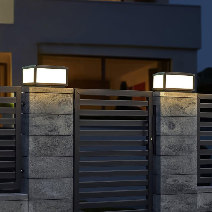 Stainless Steel Solar Outdoor Post Lamp