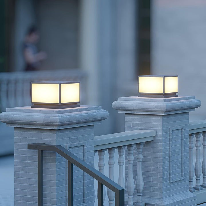 Stainless Steel Solar Outdoor Post Lamp