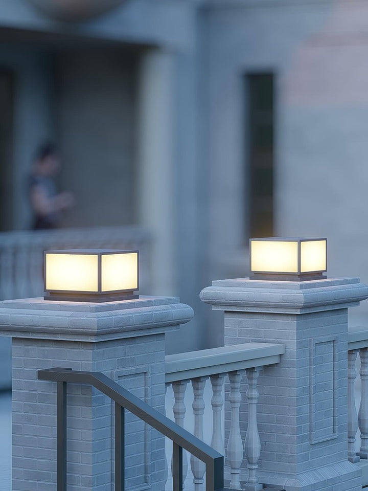 Stainless Steel Solar Outdoor Post Lamp