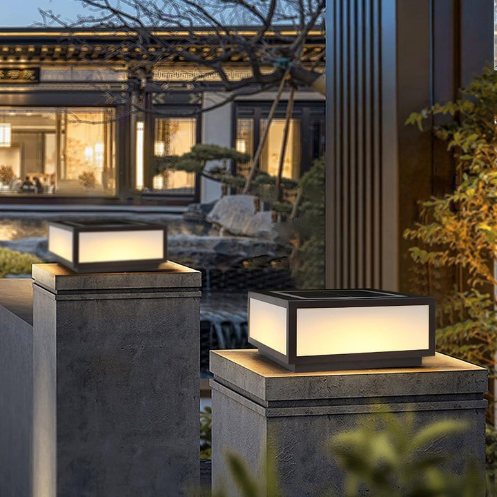 Stainless Steel Solar Outdoor Post Lamp