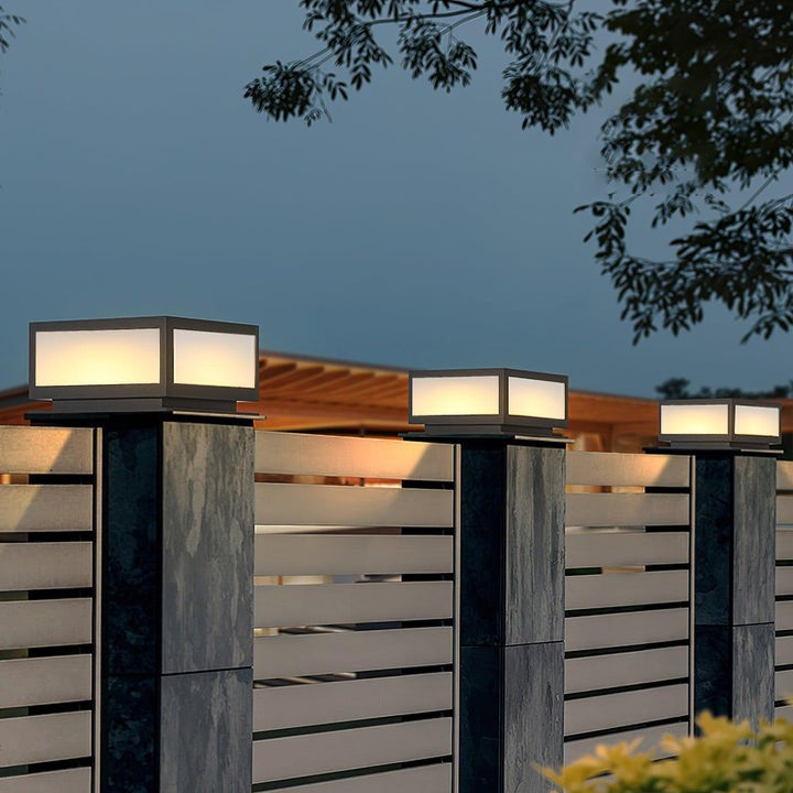 Stainless Steel Solar Outdoor Post Lamp