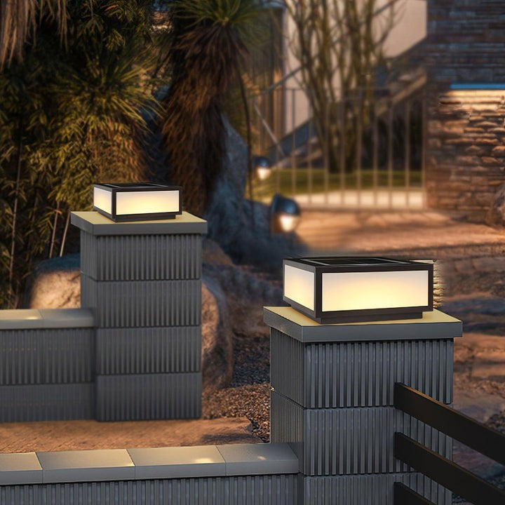 Stainless Steel Solar Outdoor Post Lamp