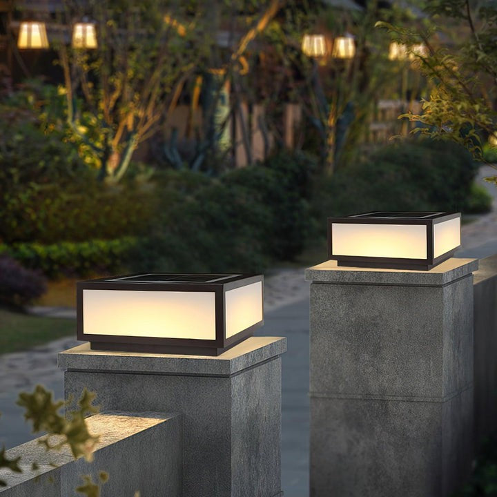 Stainless Steel Solar Outdoor Post Lamp