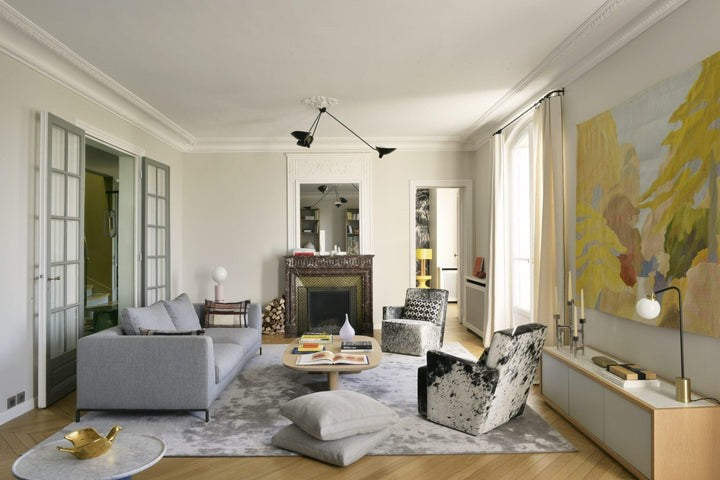 Three-Arm Sculptural Ceiling Light (Model B)