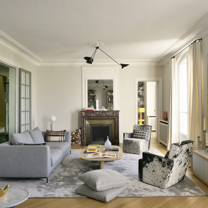Three-Arm Sculptural Ceiling Light (Model B)