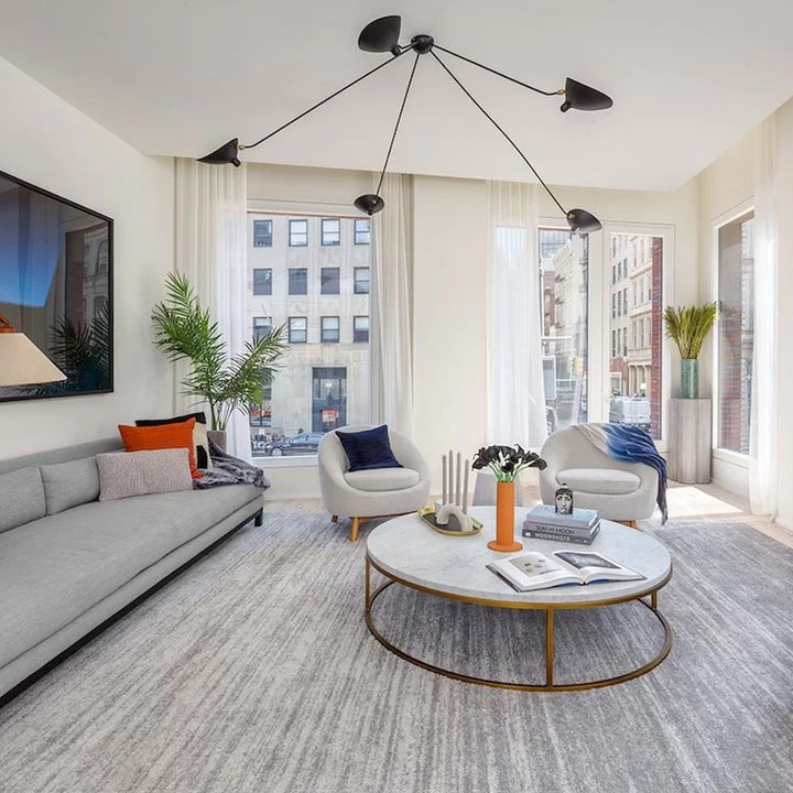 Three-Arm Sculptural Ceiling Light (Model B)