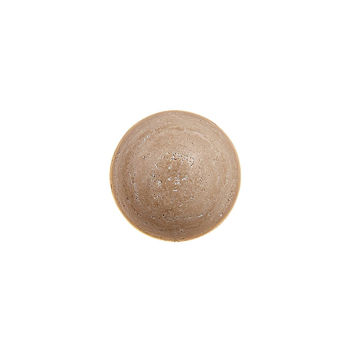 Travertine Sphere LED Wall Sconce