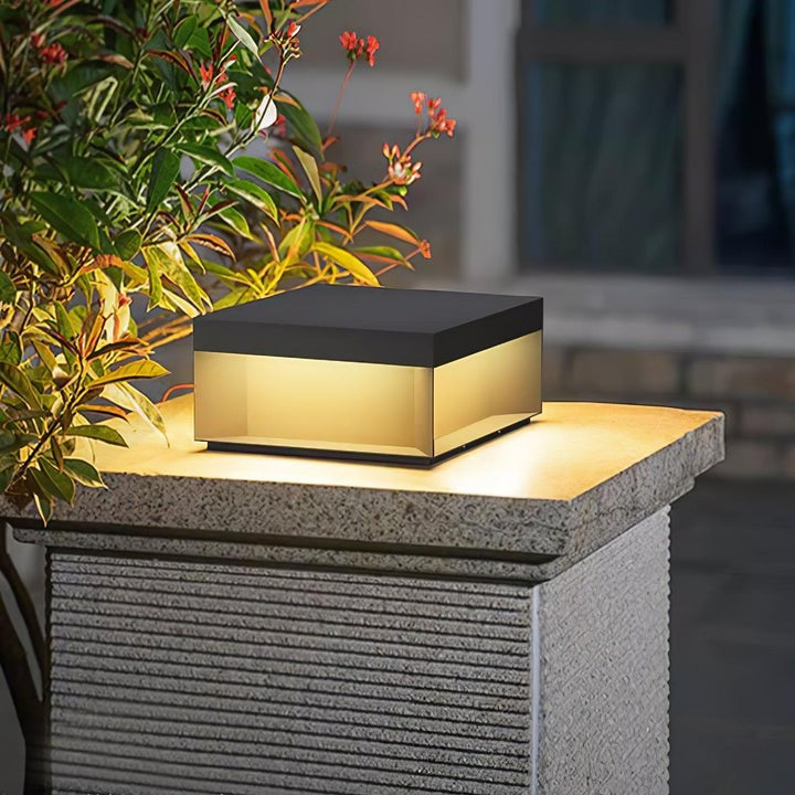 Waterproof Black LED Outdoor Post Light