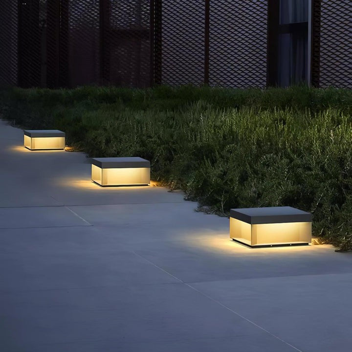 Waterproof Black LED Outdoor Post Light
