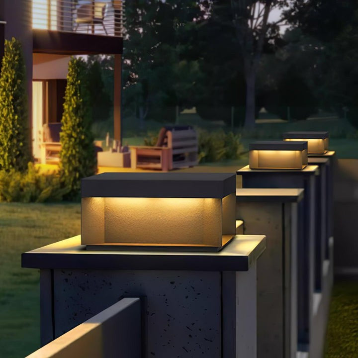 Waterproof Black LED Outdoor Post Light