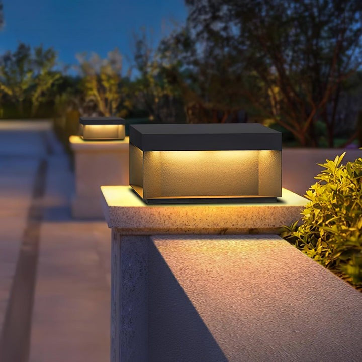 Waterproof Black LED Outdoor Post Light