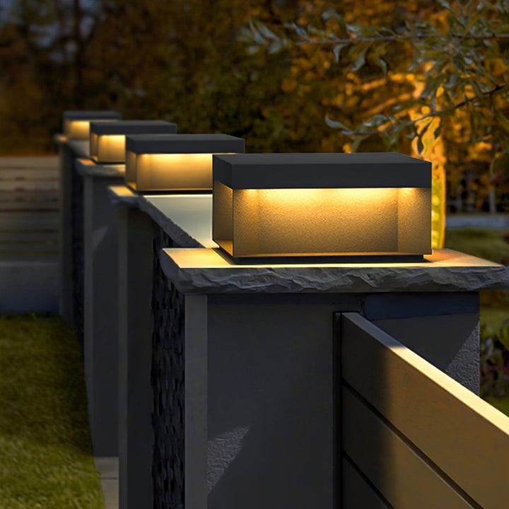 Waterproof Black LED Outdoor Post Light