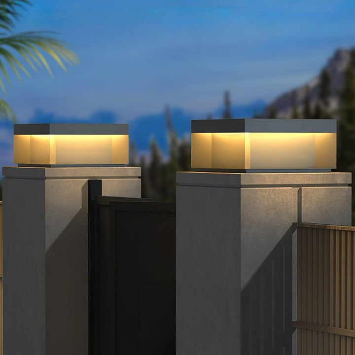 Waterproof Black LED Outdoor Post Light
