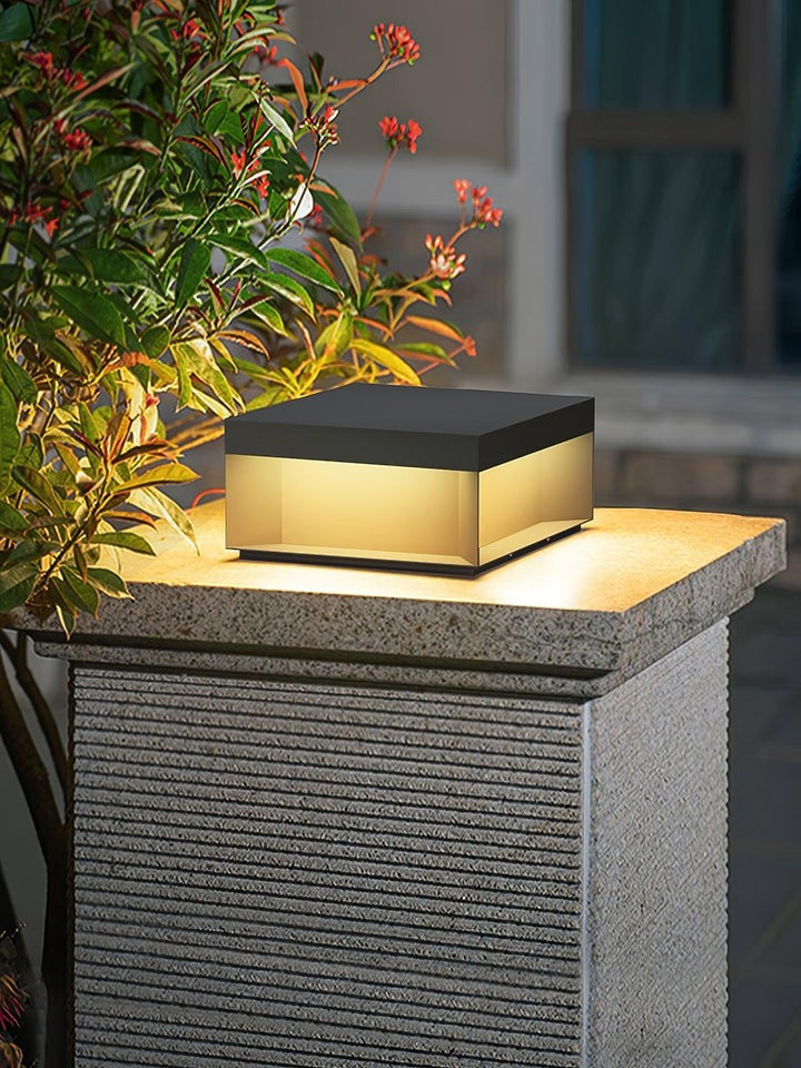 Waterproof Black LED Outdoor Post Light