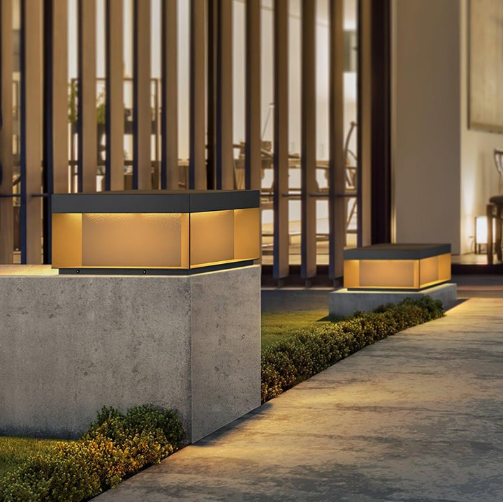 Waterproof Black LED Outdoor Post Light