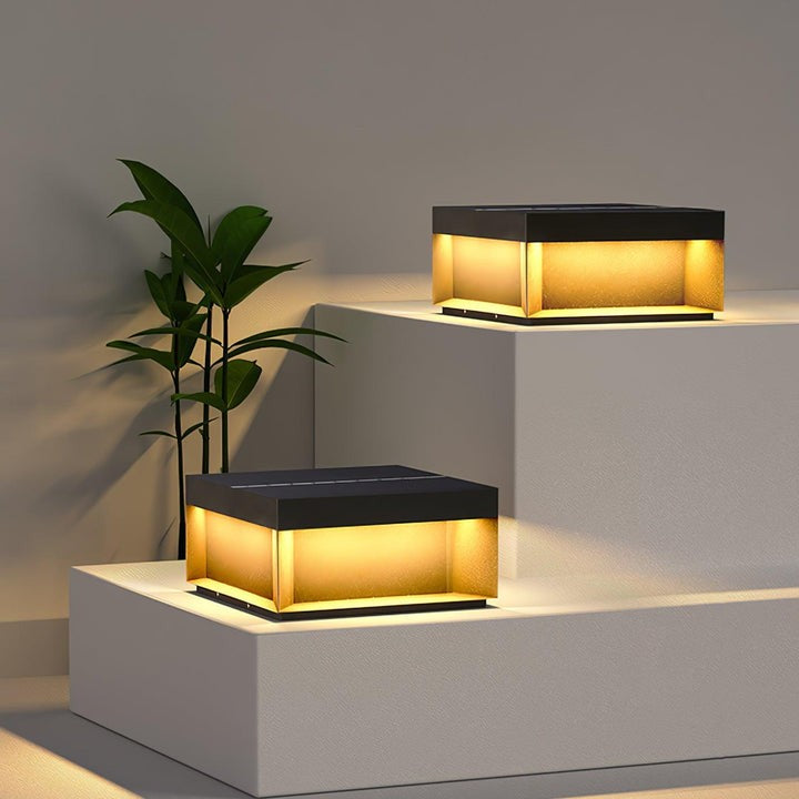 Waterproof Black LED Outdoor Post Light