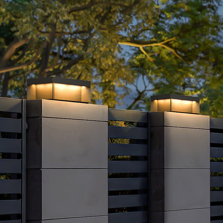 Waterproof Black LED Outdoor Post Light